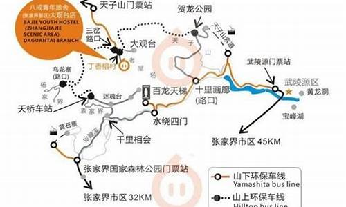 张家界自由行攻略地图最新版_张家界自由行攻略地图最新版下载